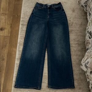 Wax Jean Dark Blue Flare Jeans
